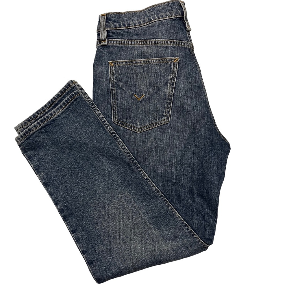 Hudson Holly Straight Leg High Rise  Denim Jeans Surplus Blue Womens Size 27